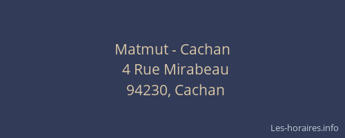 Matmut - Cachan