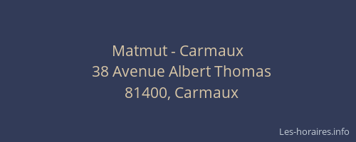 Matmut - Carmaux