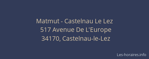 Matmut - Castelnau Le Lez