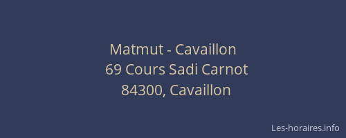Matmut - Cavaillon