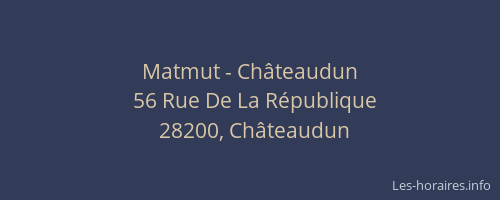 Matmut - Châteaudun