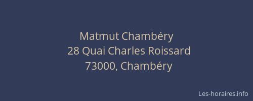 Matmut Chambéry