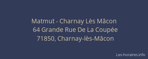 Matmut - Charnay Lès Mâcon