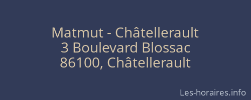 Matmut - Châtellerault