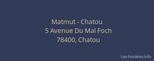 Matmut - Chatou