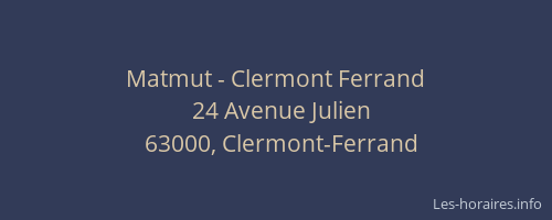 Matmut - Clermont Ferrand