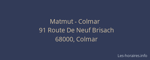 Matmut - Colmar