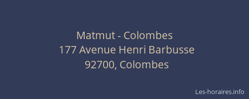 Matmut - Colombes