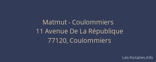Matmut - Coulommiers