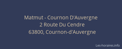 Matmut - Cournon D'Auvergne