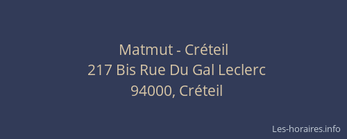 Matmut - Créteil
