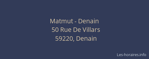 Matmut - Denain