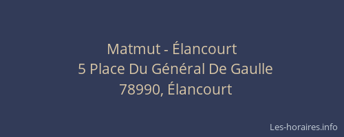 Matmut - Élancourt