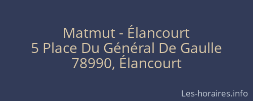 Matmut - Élancourt