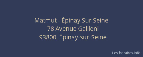 Matmut - Épinay Sur Seine
