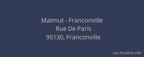 Matmut - Franconville