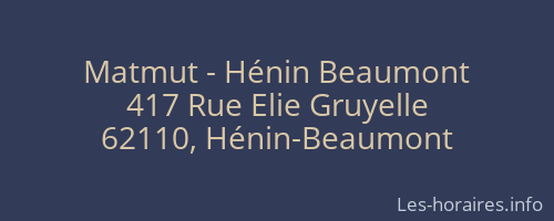 Matmut - Hénin Beaumont