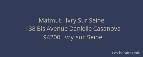 Matmut - Ivry Sur Seine