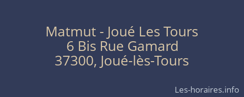 Matmut - Joué Les Tours