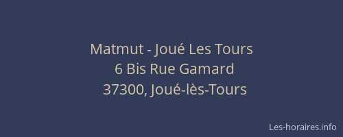 Matmut - Jou&eacute; Les Tours