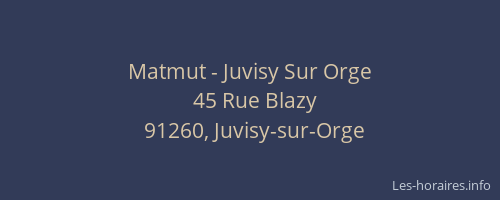 Matmut - Juvisy Sur Orge