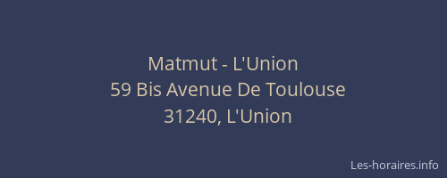 Matmut - L'Union