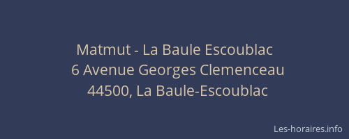 Matmut - La Baule Escoublac