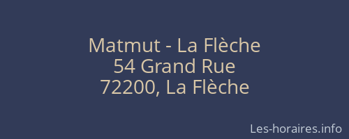 Matmut - La Flèche