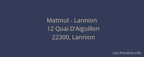 Matmut - Lannion