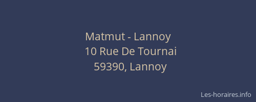 Matmut - Lannoy