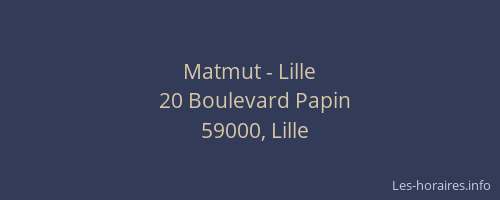 Matmut - Lille