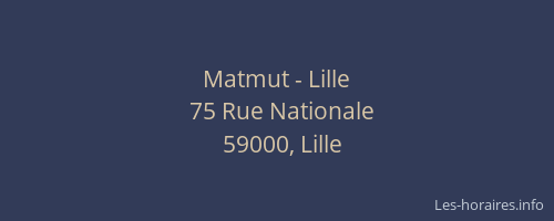 Matmut - Lille