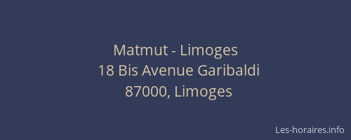 Matmut - Limoges
