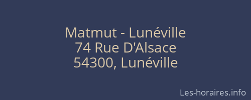 Matmut - Lunéville