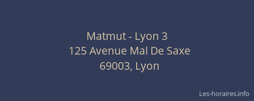 Matmut - Lyon 3