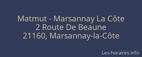 Matmut - Marsannay La Côte