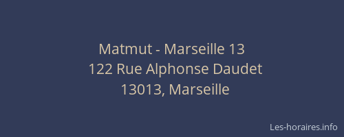 Matmut - Marseille 13