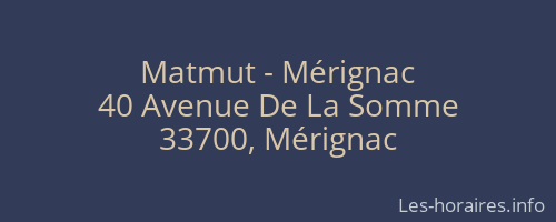 Matmut - Mérignac
