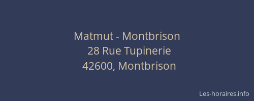 Matmut - Montbrison