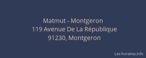 Matmut - Montgeron