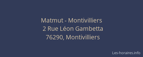 Matmut - Montivilliers