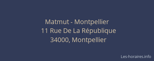 Matmut - Montpellier