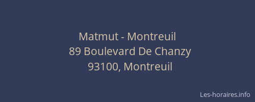 Matmut - Montreuil