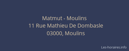 Matmut - Moulins