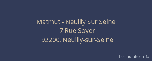 Matmut - Neuilly Sur Seine