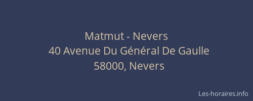 Matmut - Nevers