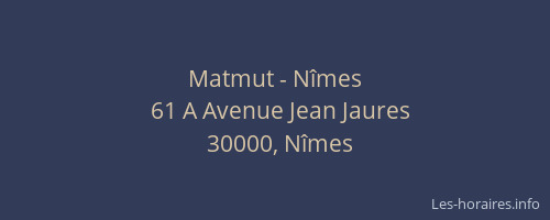 Matmut - Nîmes
