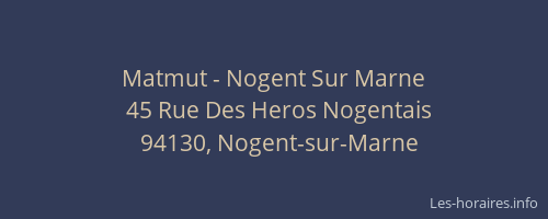 Matmut - Nogent Sur Marne