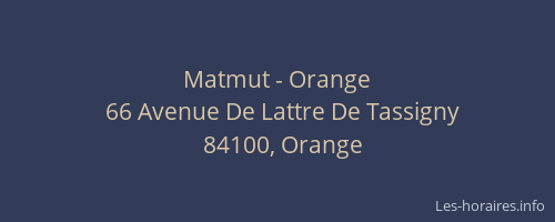 Matmut - Orange