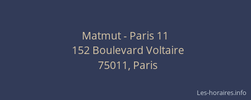Matmut - Paris 11